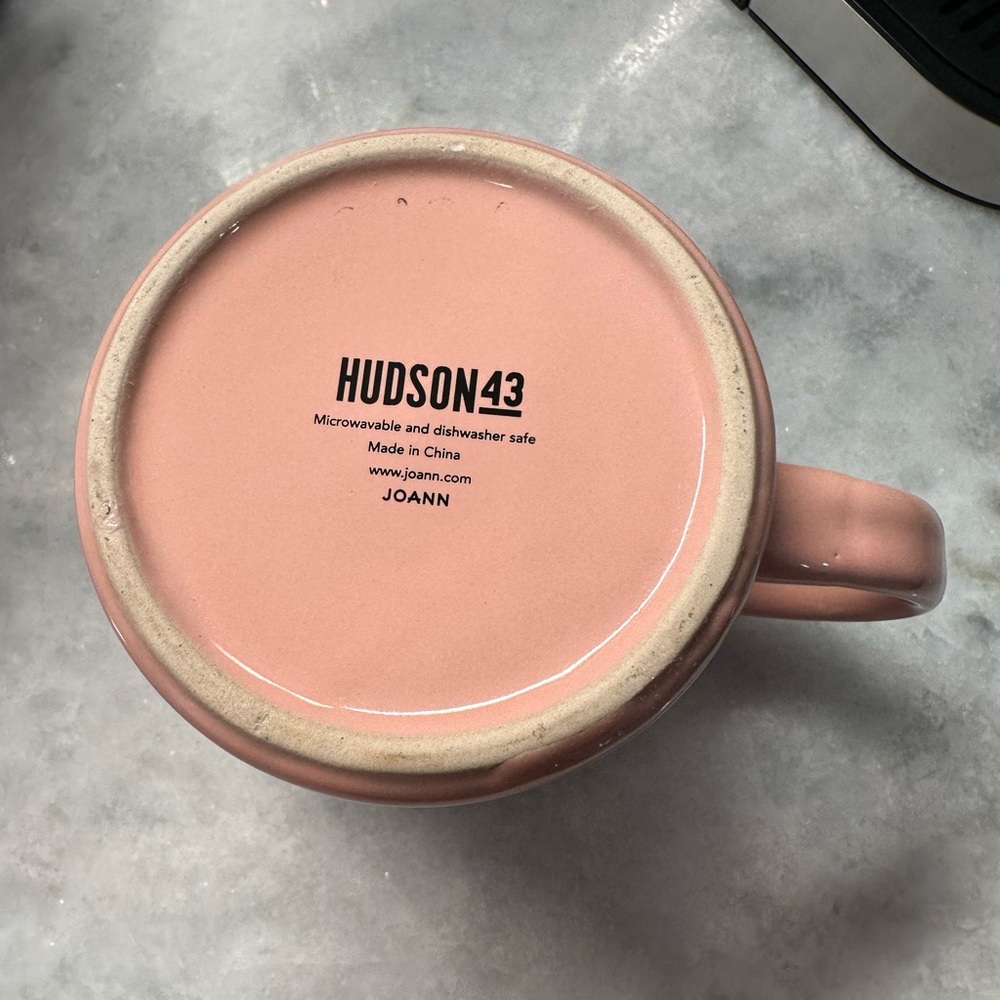 Hudson 43 “Worry Less Smile More” Coffee Mug - Picture 4 of 4